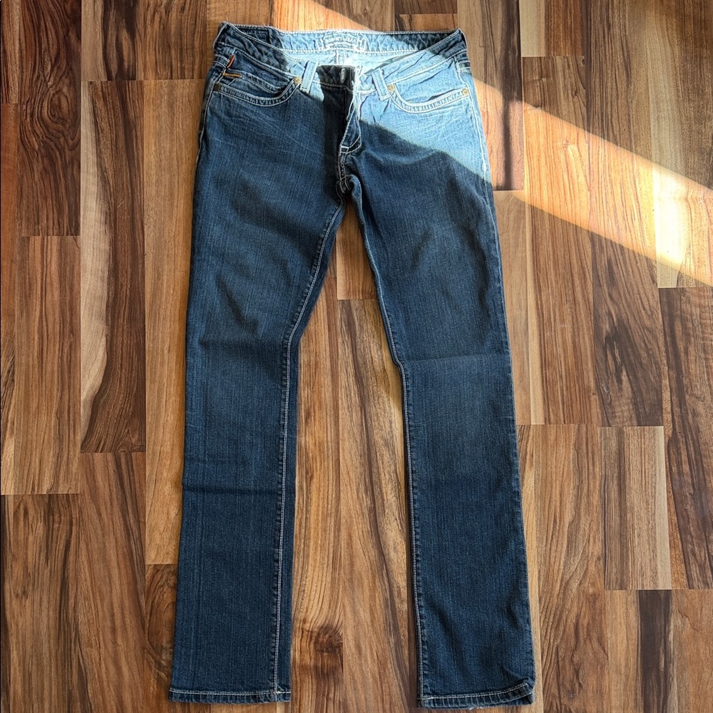 Vintage Robins’s Jeans Dark Blue Straight-Leg Jeans
